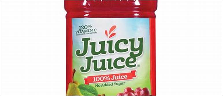100 percent juice drinks